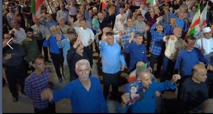 حضور حماسی مردم بصیر خوزستان در دویست و چهاردهمین شب از اجتماعات مردمی