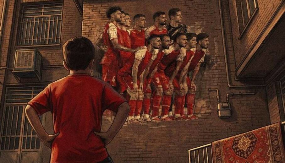 پوستر پرسپولیس برای بازی با صنعت نفت؛ به یاد هواداران کوچک تیم