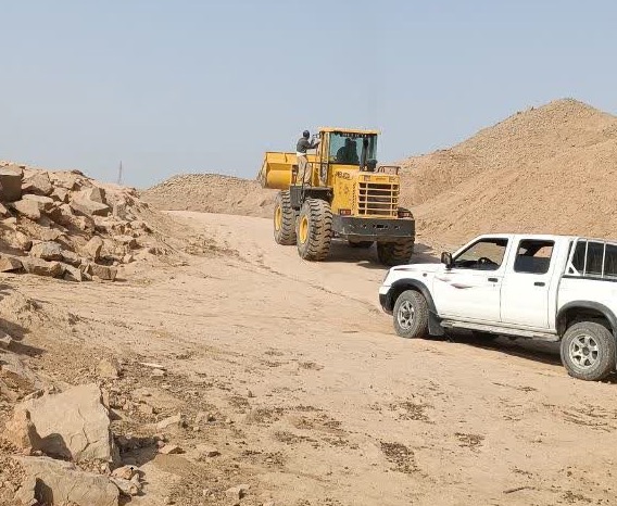 مرمت مسیرعشایری دره محک شهرستان هفتکل استان خوزستان