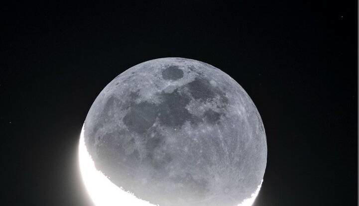 عکس روز ناسا از ماه، مشتری و قمرهایش در یک قاب