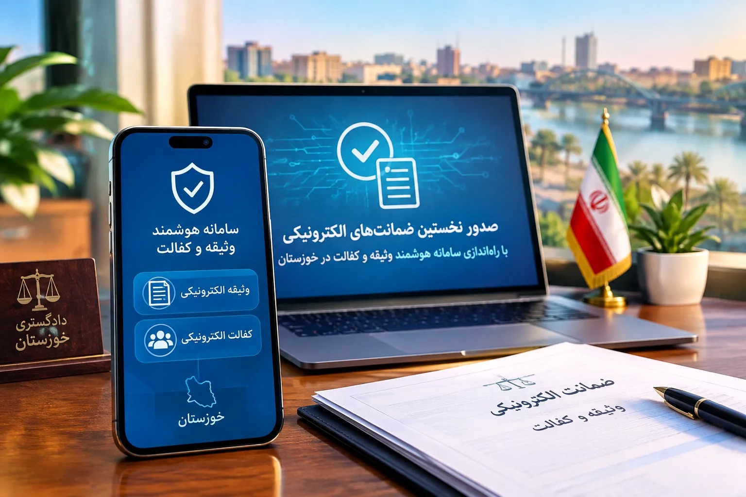 صدور نخستین ضمانت‌های الکترونیکی در خوزستان