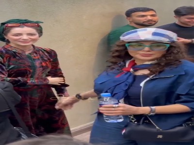 حضور لیلا بلوکات در شب آخر اجرای نمایش پسران فریدون
