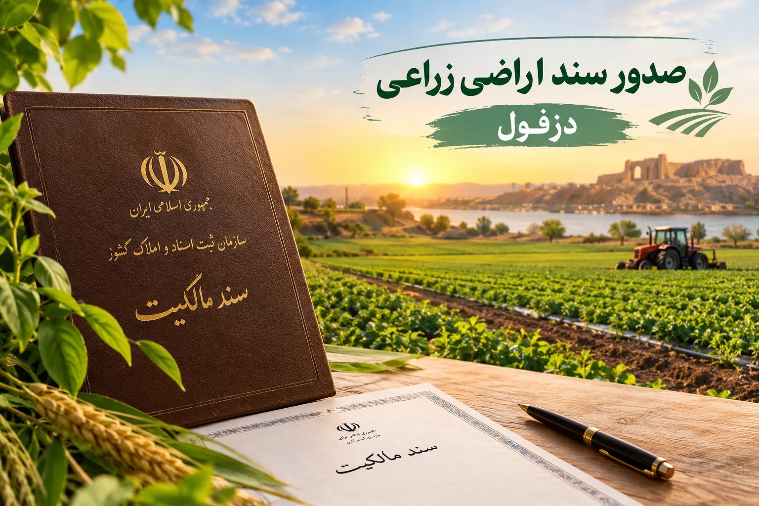 صدور بیش از ۸۲۰ سند برای اراضی زراعی دزفول