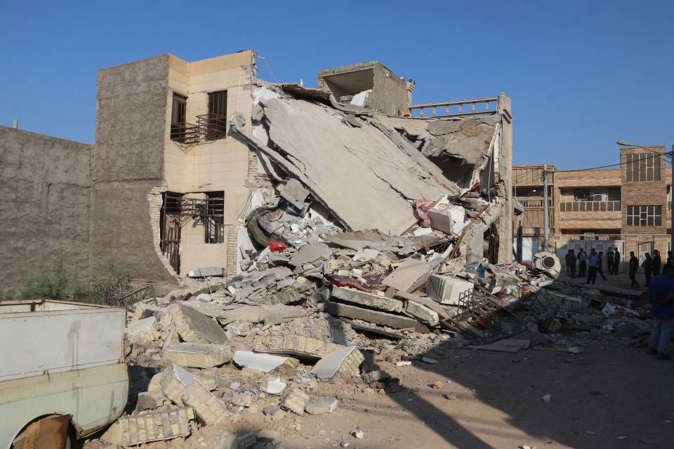 چهار مصدوم در انفجار گاز در کوی مهدیس اهواز