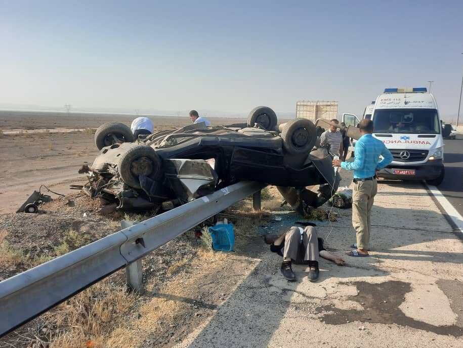 یک کشته و ۶ مصدوم در دو تصادف بامدادی اتوبان قم – تهران
